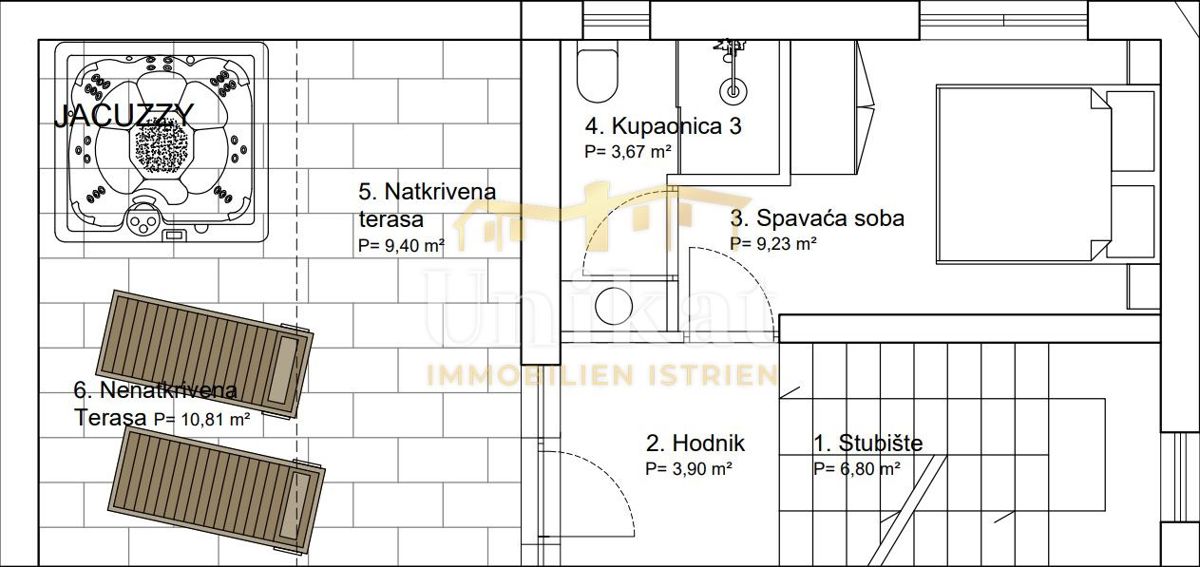Vrstna hiša 1,5 km od morja in plaže